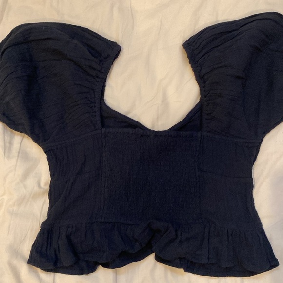 Black Roxy crop top - Picture 3 of 4